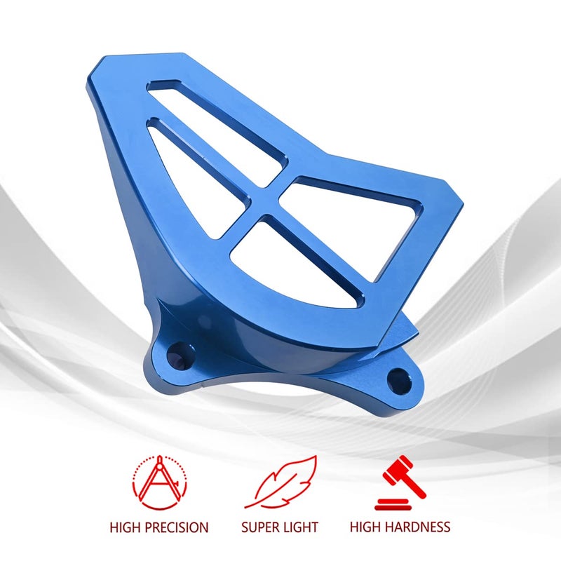 Canitu Blue Sprocket Guard Cover,CNC Billet Aluminum Engine Sprocket Cover Case Saver Guard Protector Crankcase Replacement for Yamaha YZ125 1993-2004 - Image 5